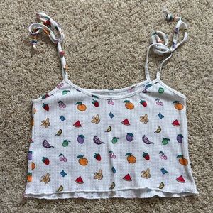 Adjustable crop top, can fit small or medium